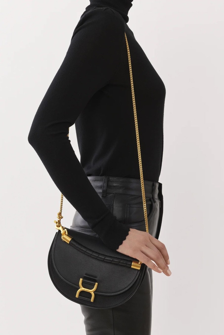 Bags CHLOE | Marcie Chain Flap Bag Black