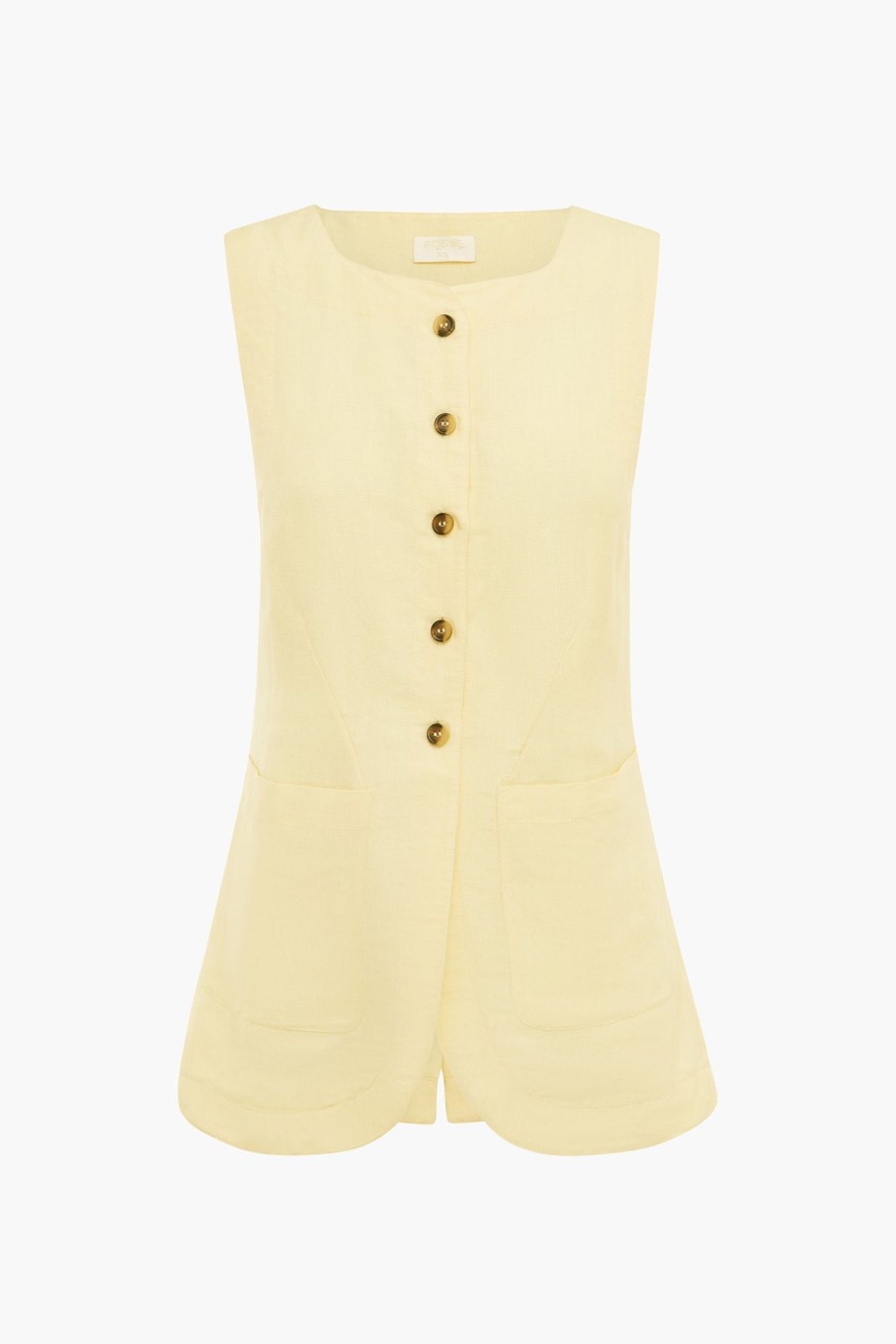 Clothing POSSE | Emma Vest Butter Yellow