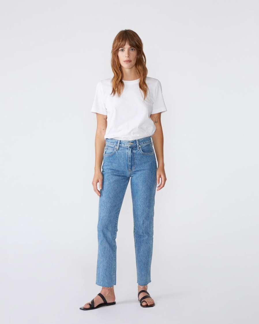 Clothing SLVRLAKE | Hero High Rise Slim Leg Jean Pacific