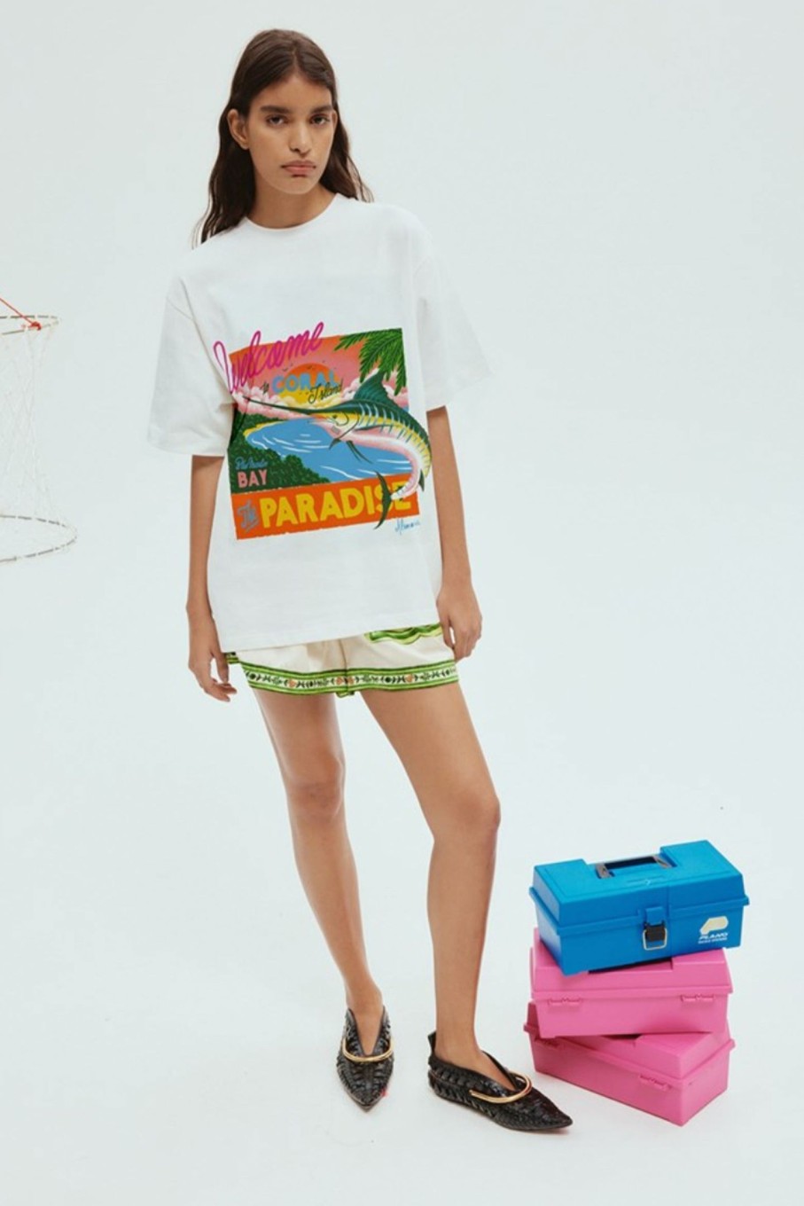 Clothing ALÉMAIS | Coral Bay Tee Cream