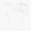 Clothing ALEXANDERWANG.T | Crew Neck Short Sleeve Baby Tee White