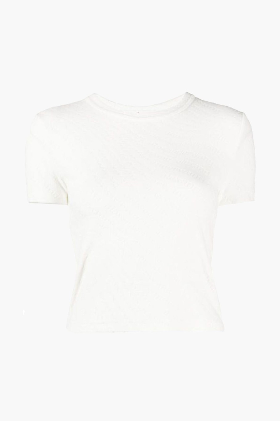 Clothing ALEXANDERWANG.T | Crew Neck Short Sleeve Baby Tee White