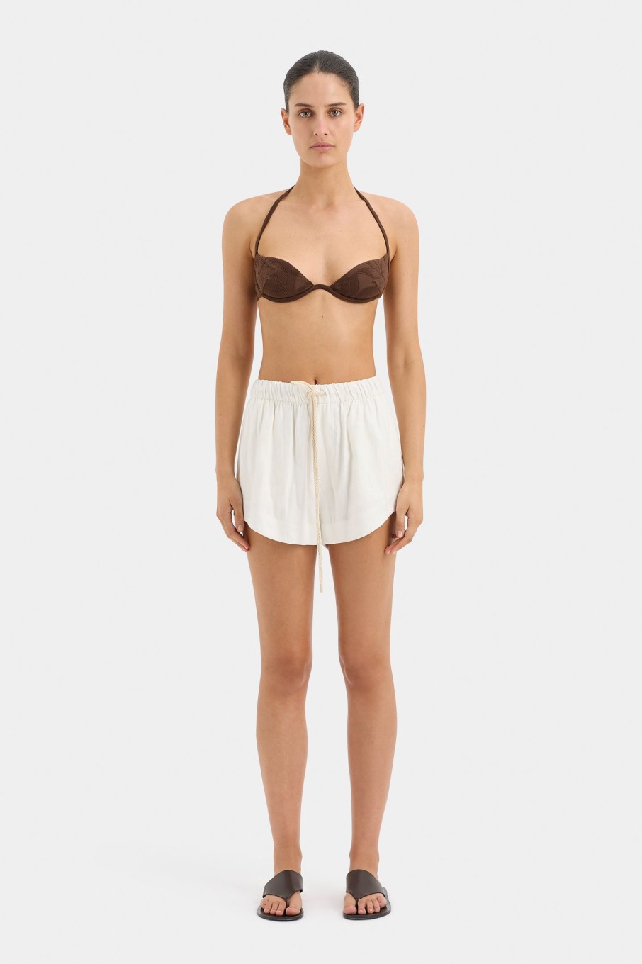 Clothing SIR | Atacama Drawstring Short Natural