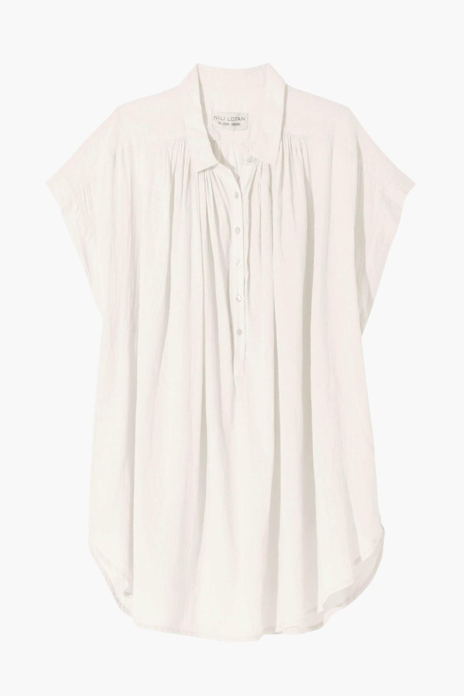 Clothing Nili Lotan | Normandy Blouse Ivory