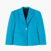 Clothing THE ATTICO | Blue Blazer Capri Blue