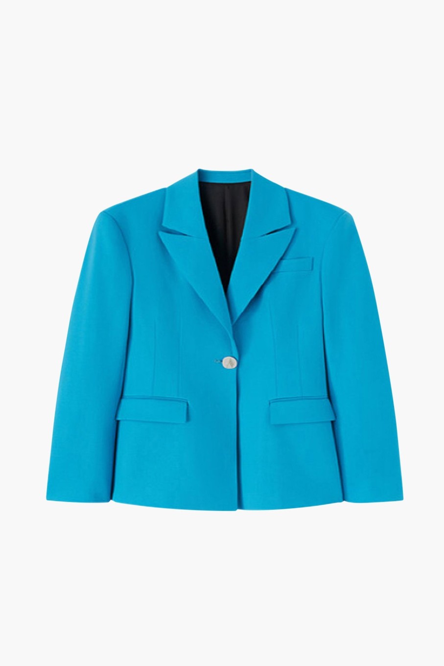 Clothing THE ATTICO | Blue Blazer Capri Blue