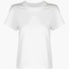 Clothing ALEXANDERWANG.T | Essential Jsy Shrunk Tee W/Puff Logo & Bound Neck Alw-4Cc3221358/White