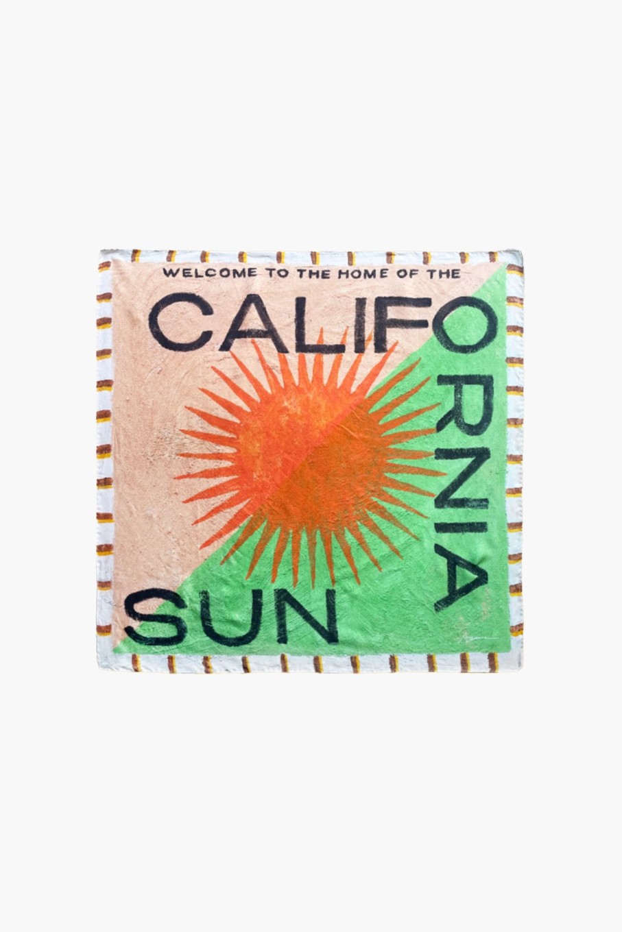 Clothing ATLAS | Silk Travel Scarf California Sun