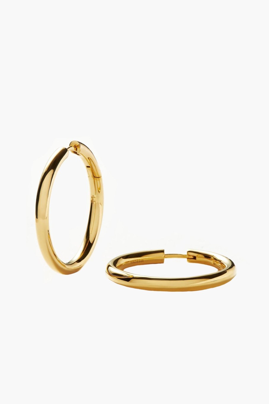 Accessories MISSOMA | Classic Tunnel Large Hoop Earrings Gold