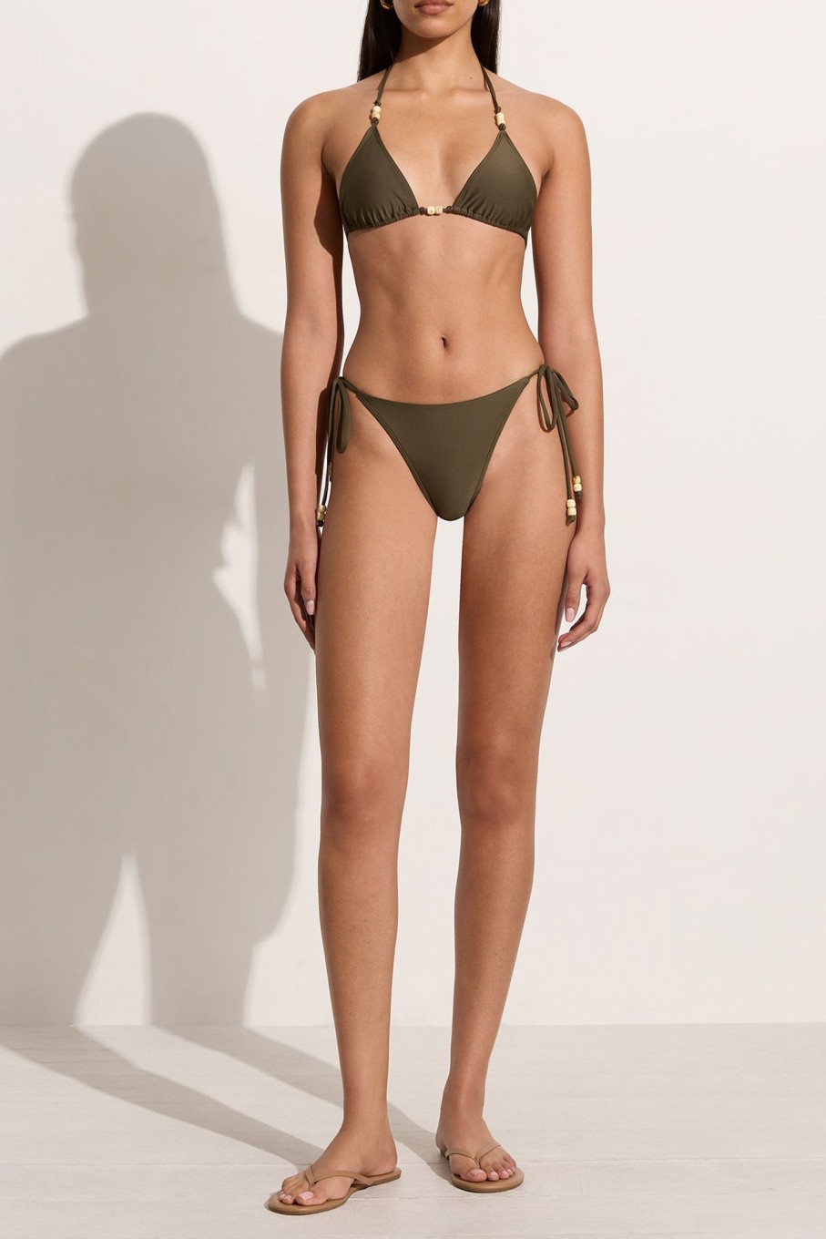 Clothing FAITHFULL THE BRAND | Uma Bikini Top Khaki