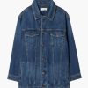 Clothing NILI LOTAN | Adam Oversized Denim Jacket Simon Wash