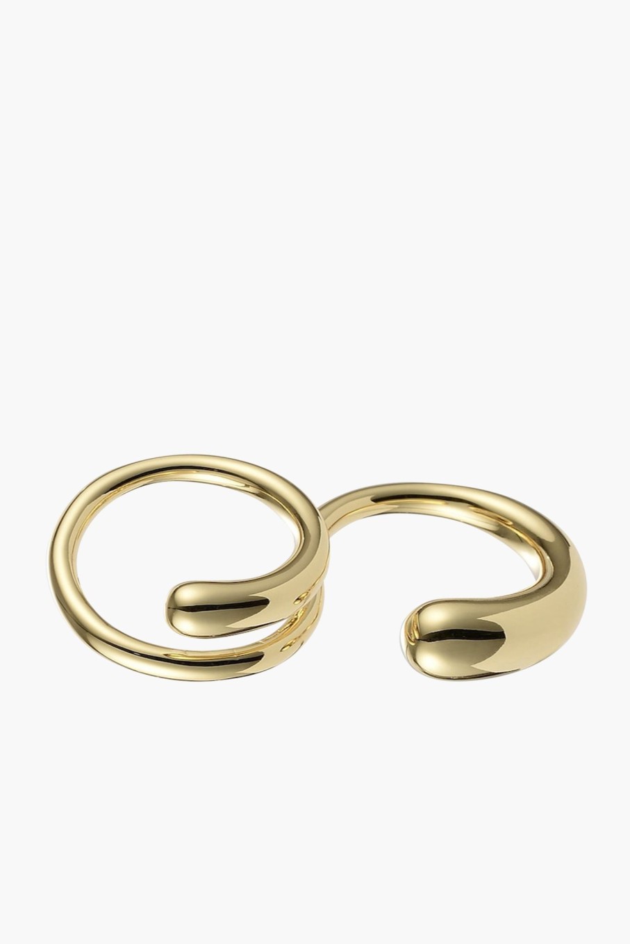 Accessories ANNA ROSSI | Two Fold Ring Gold