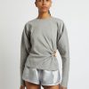 Clothing CHRISTOPHER ESBER | Callisto Marle Orbit Top Grey Melange