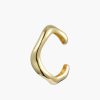 Accessories ANNA ROSSI | Wave Bangle Gold