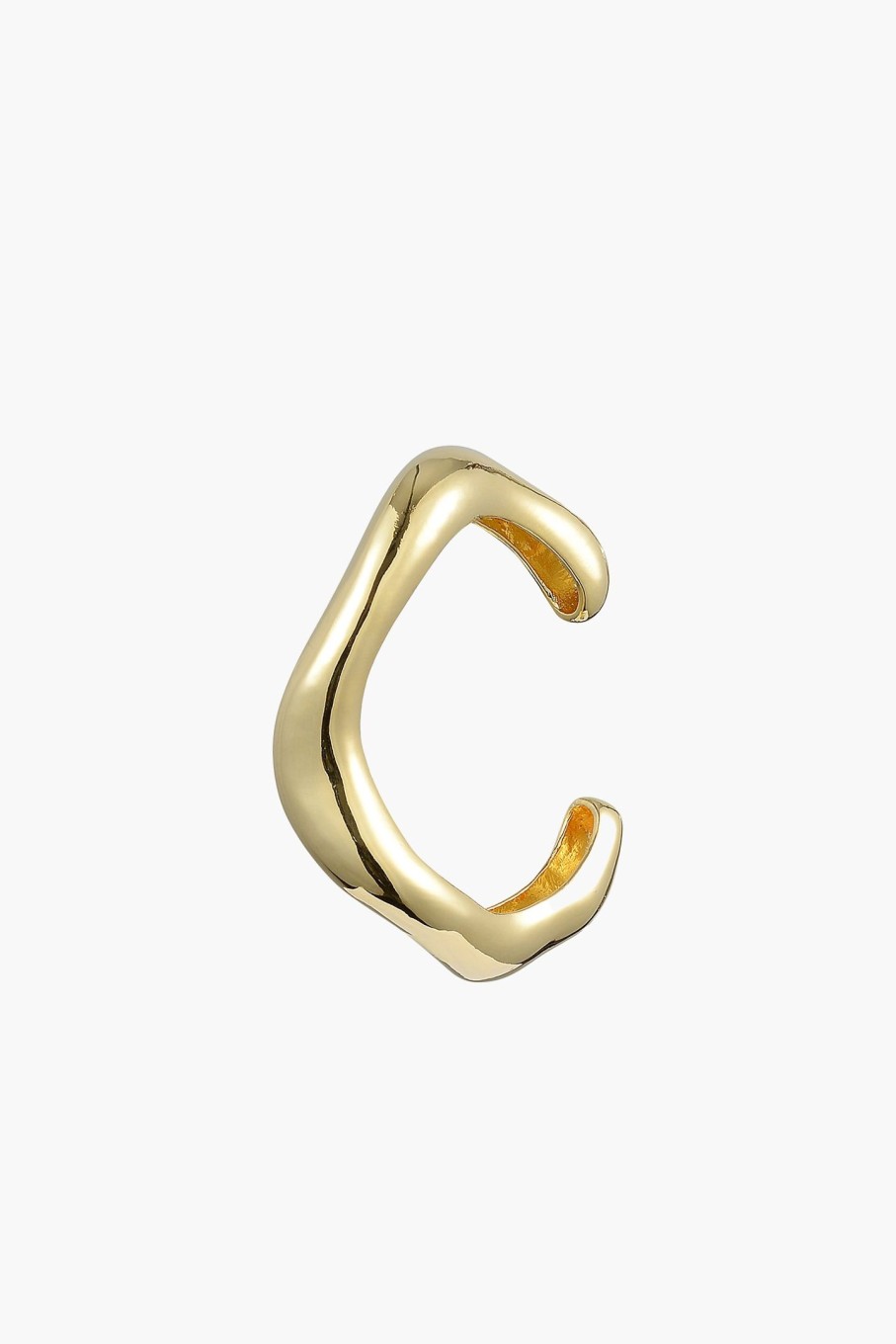 Accessories ANNA ROSSI | Wave Bangle Gold