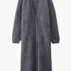 Clothing LISA YANG | Agda Cardigan Coat Graphite Brushed