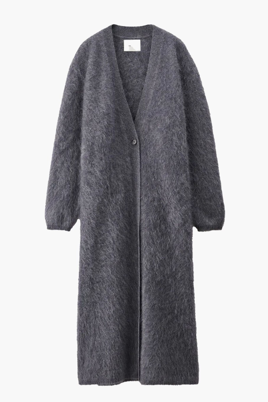 Clothing LISA YANG | Agda Cardigan Coat Graphite Brushed