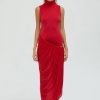 Clothing CHRISTOPHER ESBER | Ruched Coil Tank Dress Watermelon