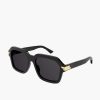 Accessories BOTTEGA VENETA | Bold Ribbon Acetate Sunglasses Black