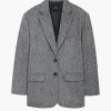 Clothing ANINE BING | Quinn Blazer Black And White