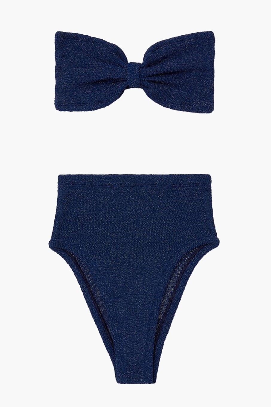 Clothing HUNZA G | Ruby Bikini Navy/Silver