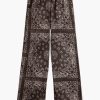 Clothing GOLDEN GOOSE | Golden W'S Jogging Pants Paisley Print Anthracite