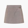 Clothing SIR | Leonardo Belted Mini Skirt Taupe