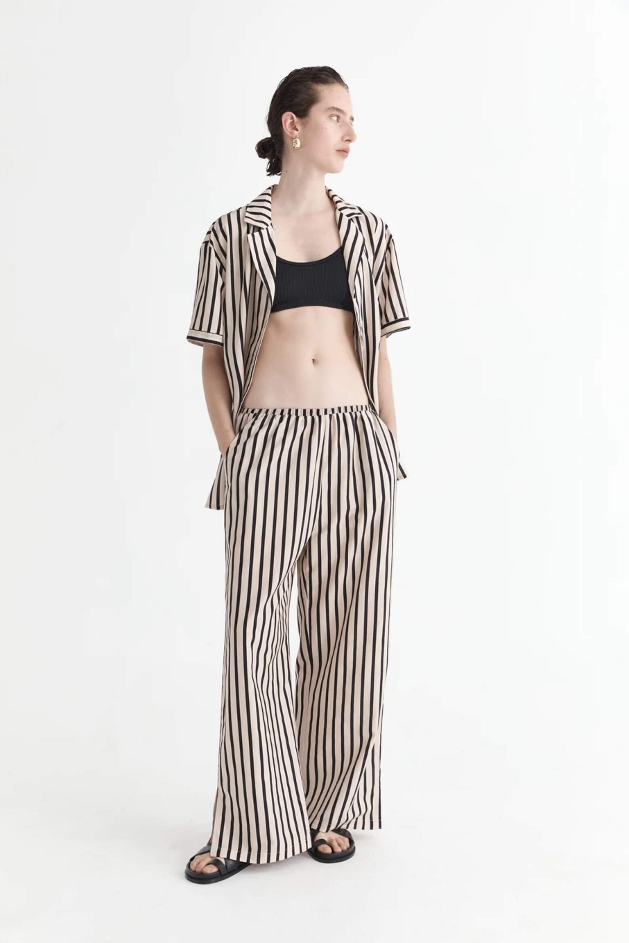 Clothing SOLAQUA | The Giulia Pant Classico Stripe