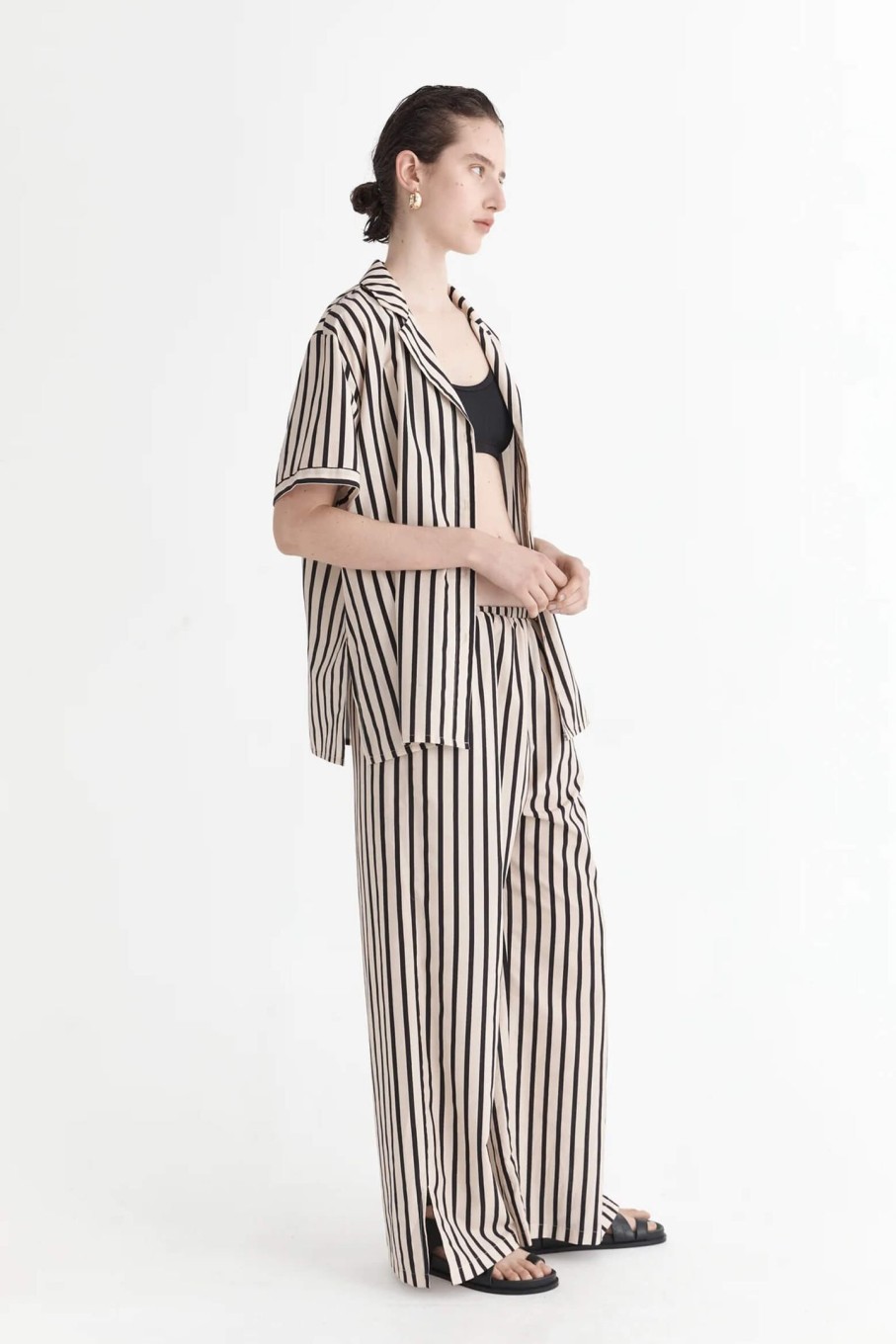 Clothing SOLAQUA | The Giulia Pant Classico Stripe