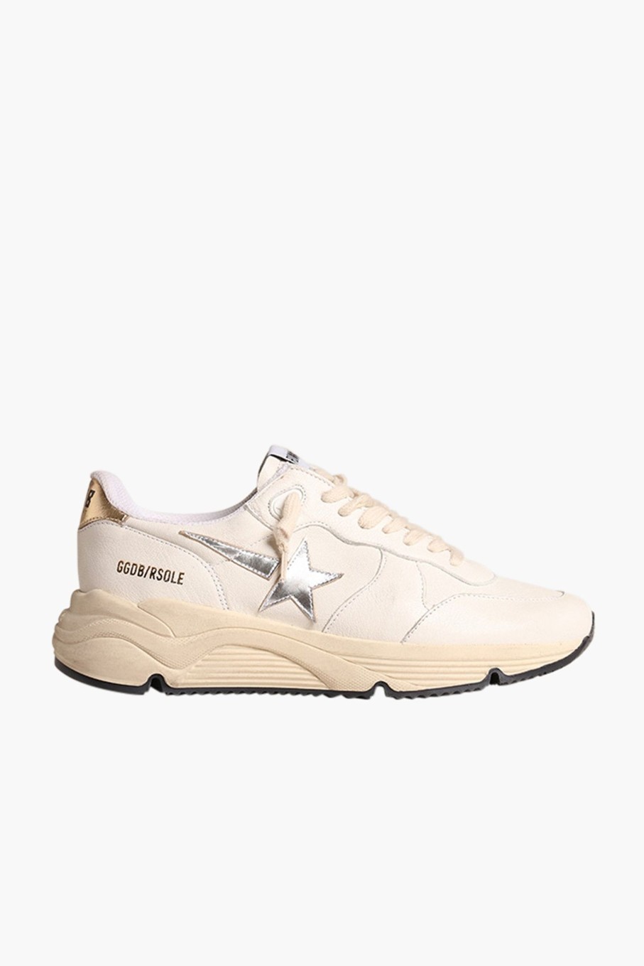 Shoes GOLDEN GOOSE | Running Sole Sneaker White/Silver/Gold