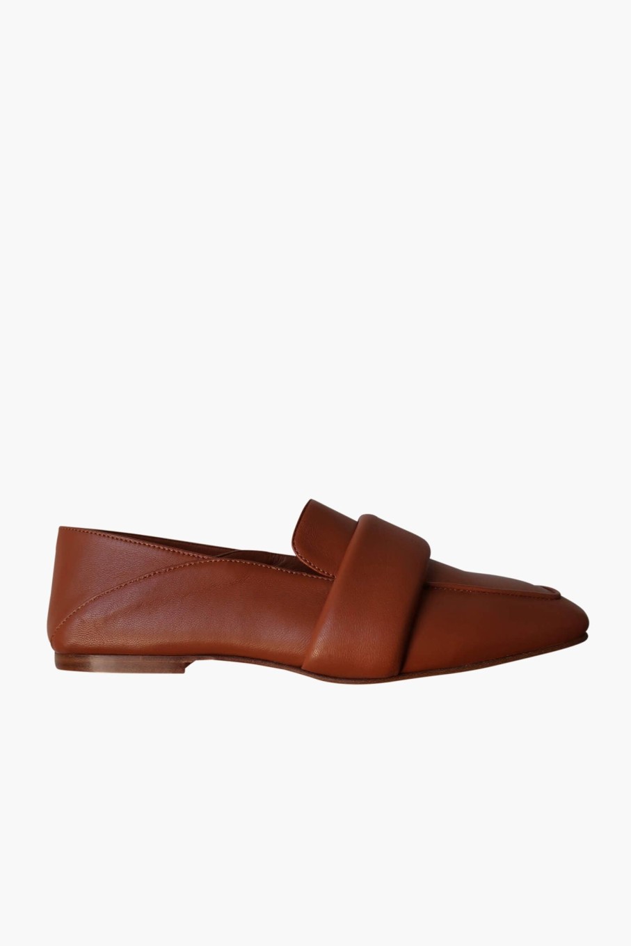 Shoes BARE BASE | Rolled Band Loafer Tan