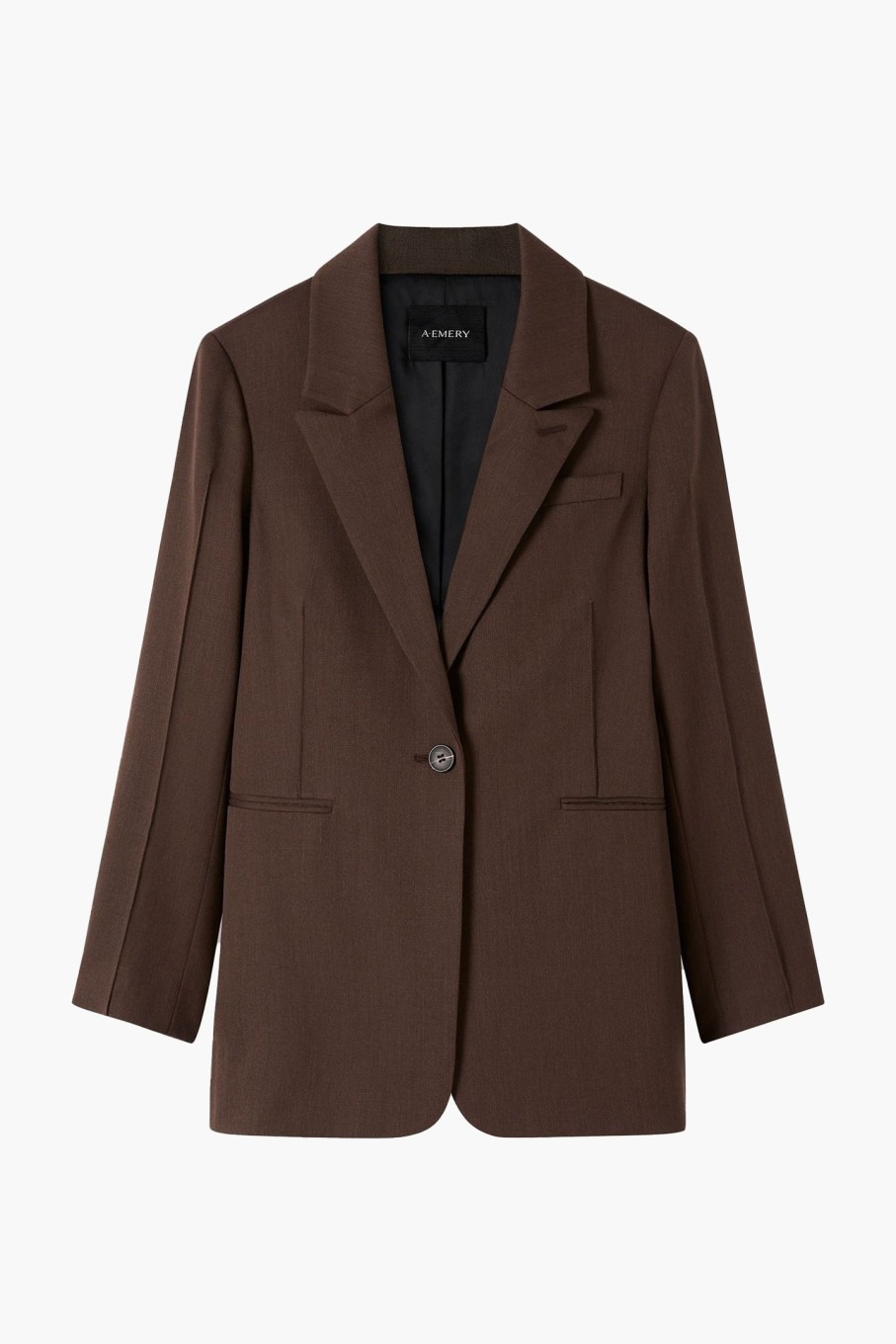 Clothing A.EMERY | Maya Blazer Chocolate