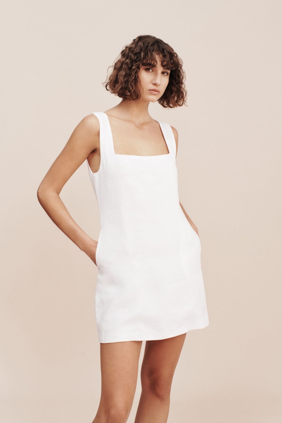 Clothing POSSE | Alice Mini Dress Ivory