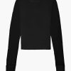 Clothing WARDROBE.NYC | Fitted Long Sleeve Tee Black