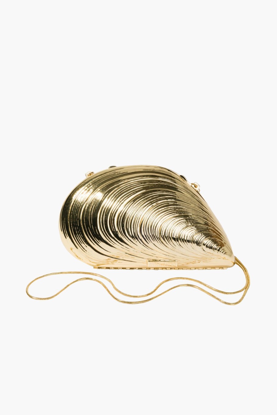 Bags JONATHAN SIMKHAI | Bridget Metal Oyster Shell Clutch Gold