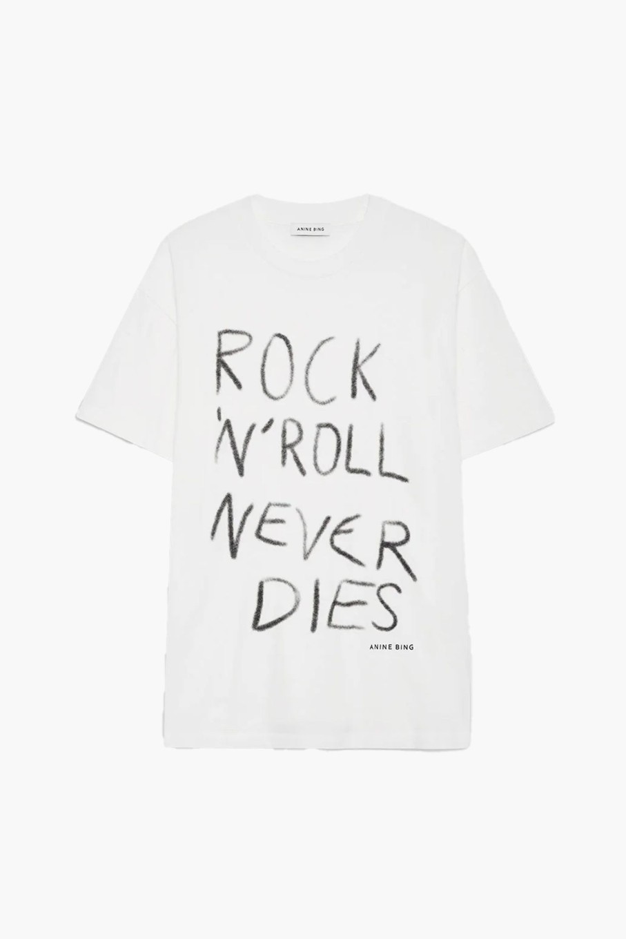 Clothing ANINE BING | Walker Tee Rock N Roll Ivory