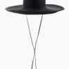 Accessories JANESSA LEONÉ | Kennedy Wide Brim Hat Black