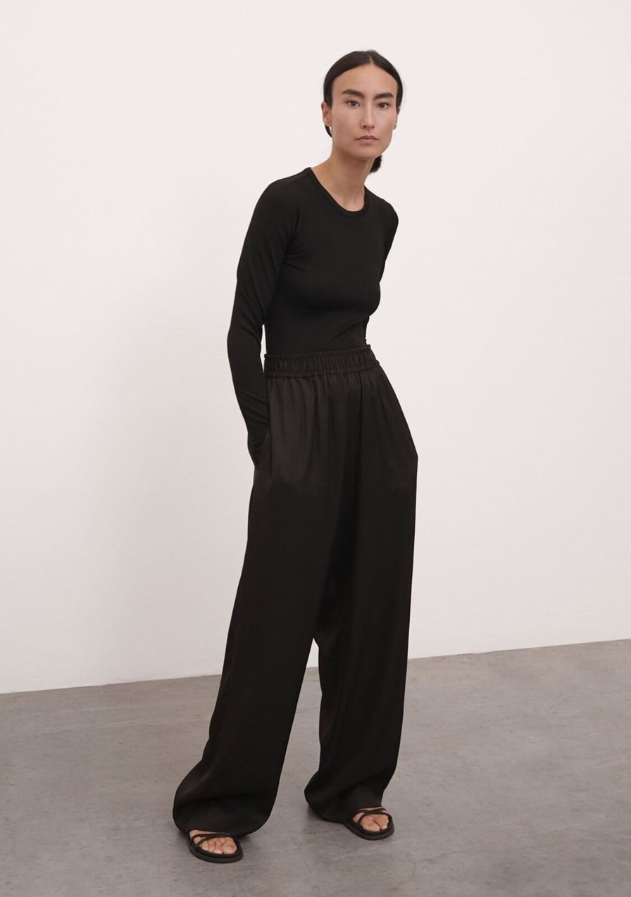 Clothing Esse | Gathered Pant Black