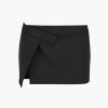 Clothing THE ATTICO | Cloe Mini Skirt Black