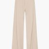 Clothing ST. AGNI | Linen Overlap Waist Trousers Natural