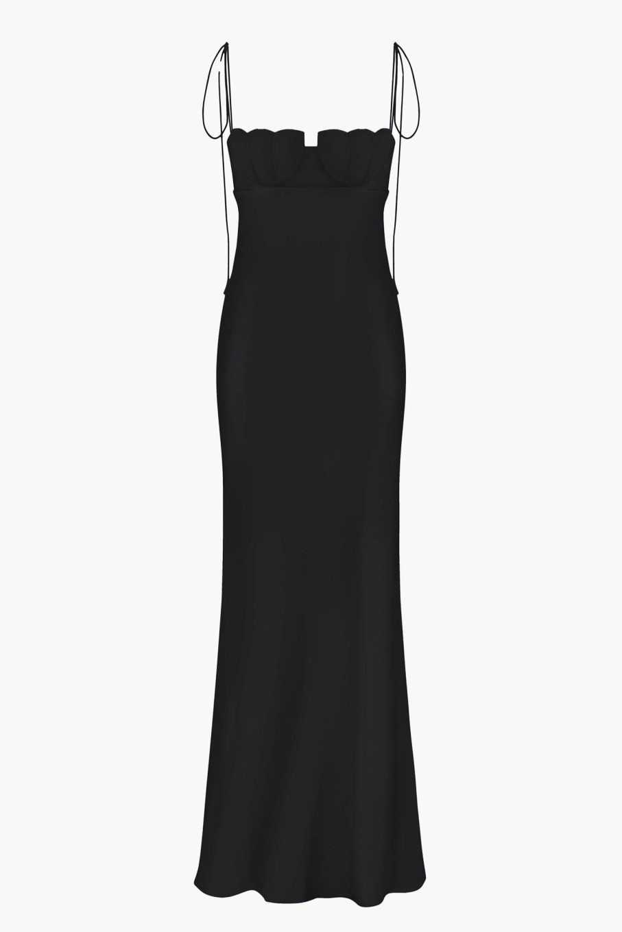 Clothing ANNA OCTOBER | Tulip Maxi Dress Black