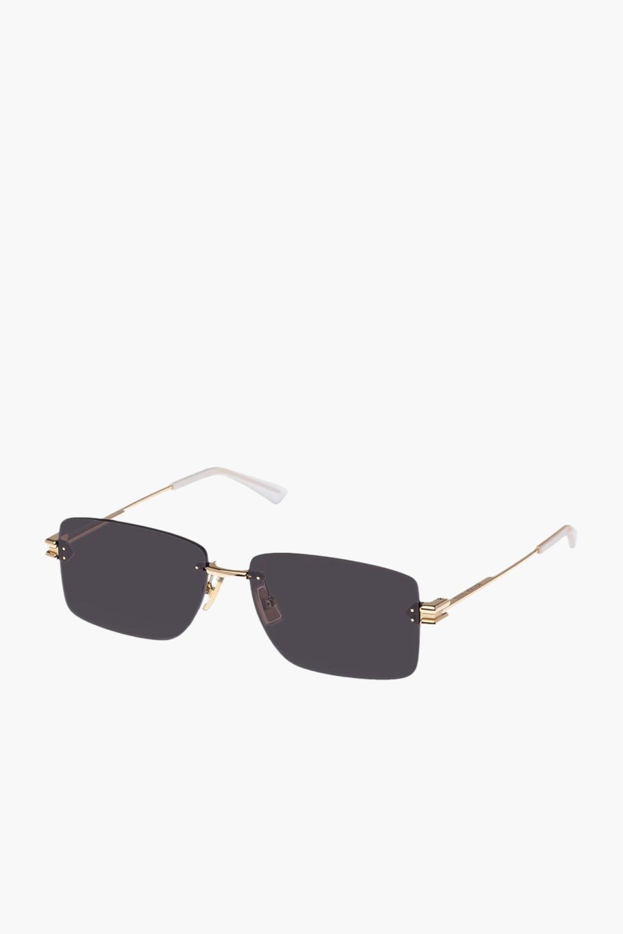 Accessories BOTTEGA VENETA | Rectangle Metal Sunglasses Gold