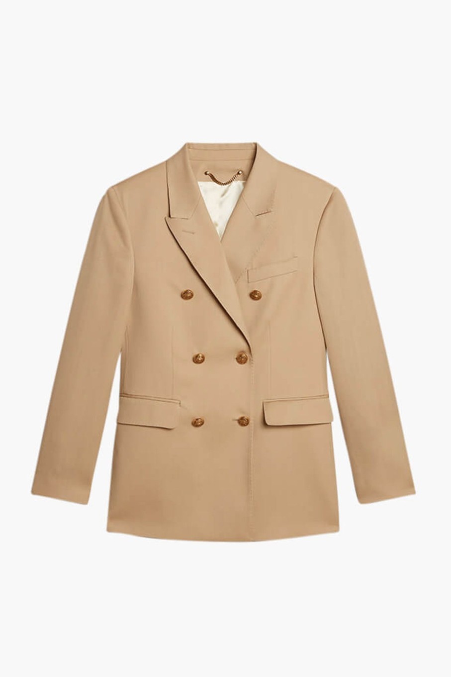 Clothing GOLDEN GOOSE | Golden W'S Double Breasted Blazer Sand