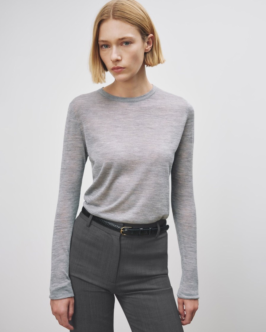 Clothing NILI LOTAN | Candice Sweater Grey Melange