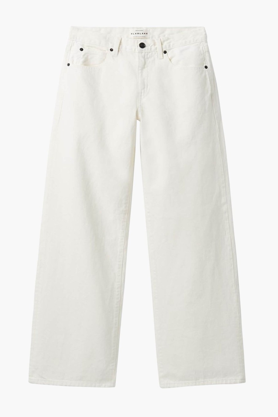 Clothing SLVRLAKE | Mica Low Rise Wide Leg Jean White