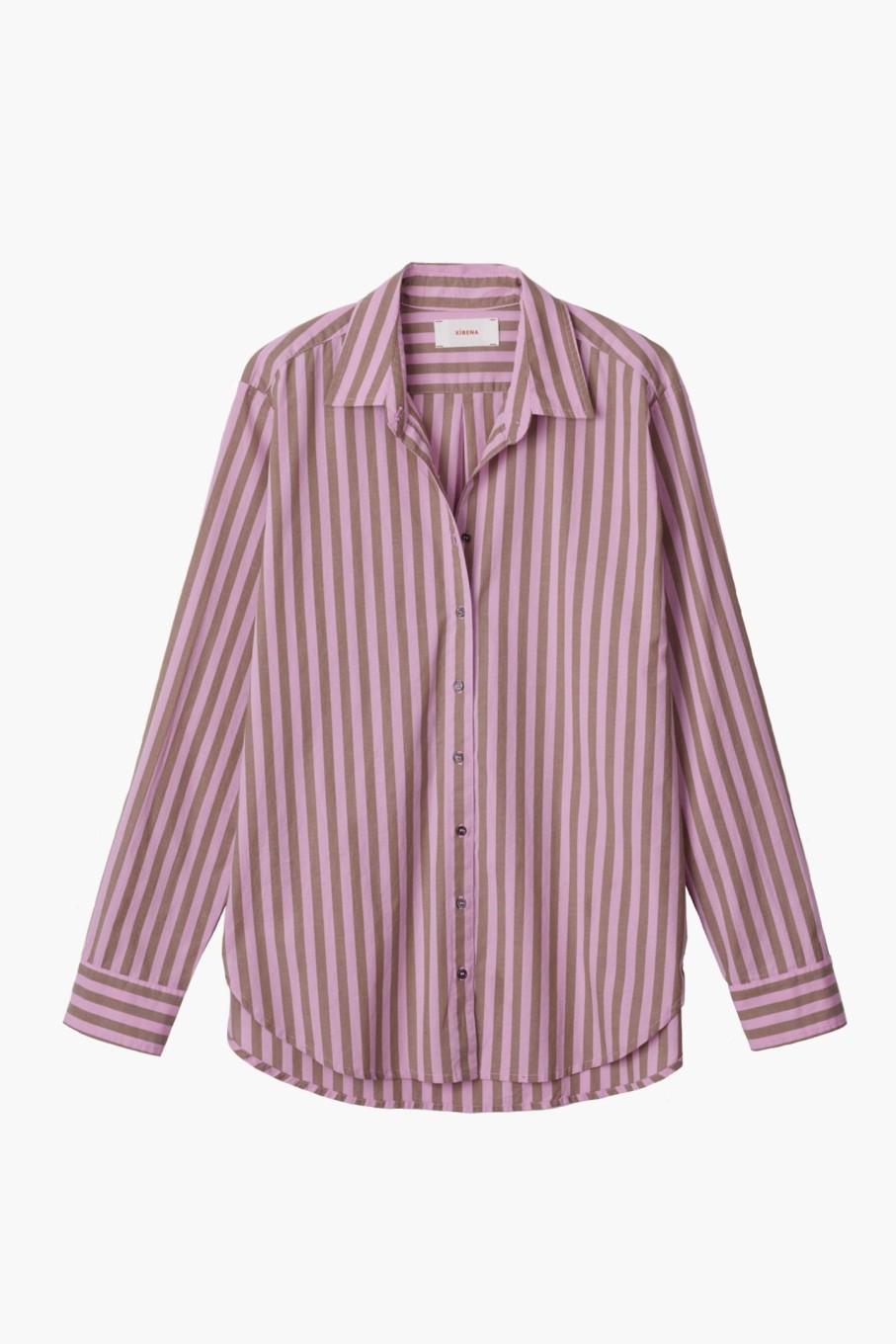 Clothing XÍRENA | Beau Shirt Fig Stripe