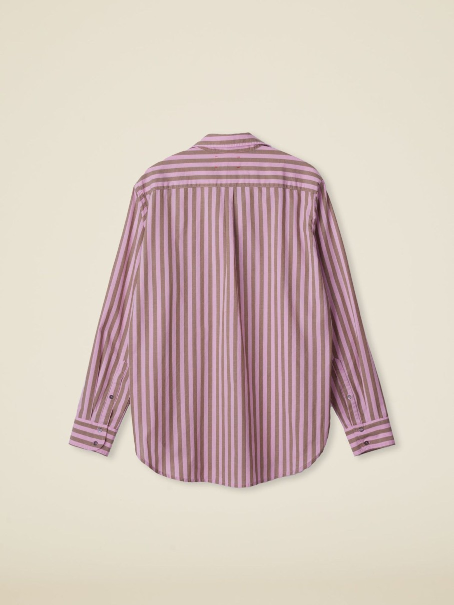 Clothing XÍRENA | Beau Shirt Fig Stripe