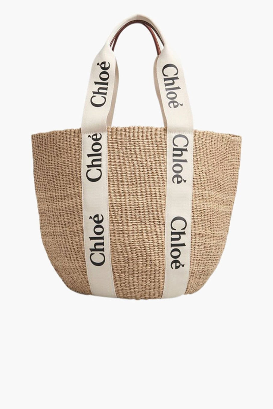 Bags CHLOÉ | Woody Large Basket Bag White