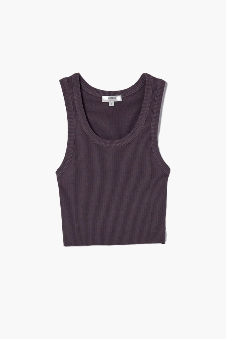 Clothing AGOLDE | Cropped Poppy Tank Raven