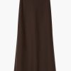 Clothing A.EMERY | Riva Bias Skirt Chocolate